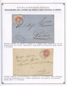 Lombardo veneto - Emissioni successive alla prima  - Asta Francobolli e Storia Postale - Associazione Nazionale - Case d'Asta italiane