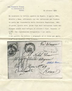 Province napoletane - Falsi Dell'epoca  - Asta Francobolli e Storia Postale - Associazione Nazionale - Case d'Asta italiane