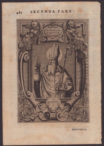 AGOSTINO CARRACCI : San Biagio (Provincia di Ragusa)  - Asta Stampe antiche e moderne, disegni e carte geografiche - Associazione Nazionale - Case d'Asta italiane