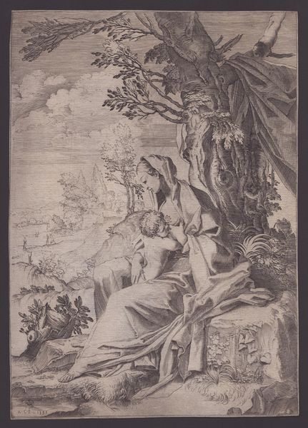 Francesco Brizio : Madonna con Bambino  - Asta Stampe antiche e moderne, disegni e carte geografiche - Associazione Nazionale - Case d'Asta italiane