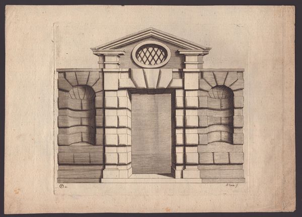 Giovanni Battista Coriolano : Quattro Portici  - Asta Stampe antiche e moderne, disegni e carte geografiche - Associazione Nazionale - Case d'Asta italiane