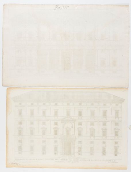 Pietro Ferrerio : Palazzo de Chigi alla Lungara - Palazzo Branconio dell'Aquila - Palazzo del Cardinal Dezza  - Asta Stampe antiche e moderne, disegni e carte geografiche - Associazione Nazionale - Case d'Asta italiane