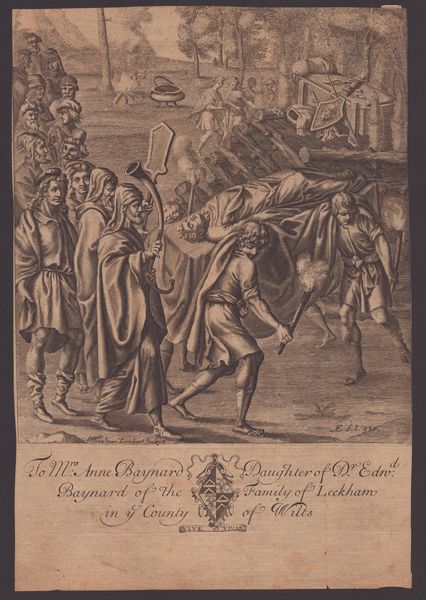 Pierre Lombart : Esequie di Miseno  - Asta Stampe antiche e moderne, disegni e carte geografiche - Associazione Nazionale - Case d'Asta italiane