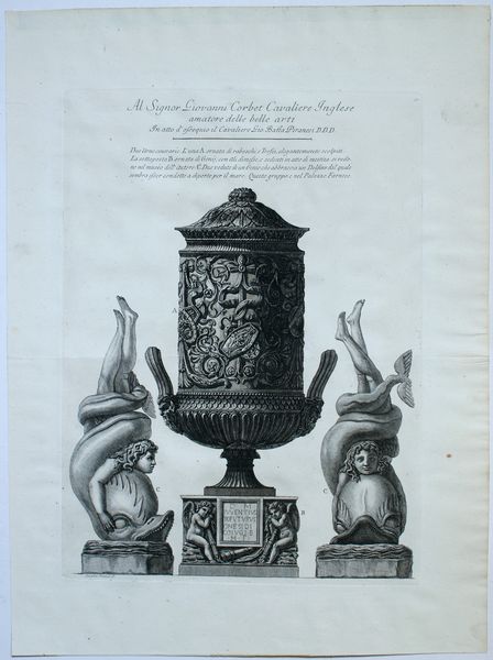 GIOVANNI BATTISTA PIRANESI : Due urne cinerarie  - Asta Stampe antiche e moderne, disegni e carte geografiche - Associazione Nazionale - Case d'Asta italiane