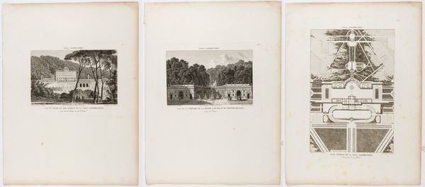 Jacques-Charles Bonnard : Villa Aldobrandini  - Asta Stampe antiche e moderne, disegni e carte geografiche - Associazione Nazionale - Case d'Asta italiane