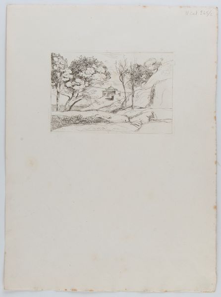 Jean-Baptiste Camille Corot (1796-1875) : Souvenir de Toscane  - Asta Stampe antiche e moderne, disegni e carte geografiche - Associazione Nazionale - Case d'Asta italiane