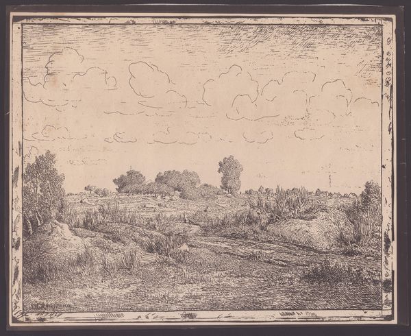 Pierre-Etienne-Théodore Rousseau : Le plaine de la Plante a Biau  - Asta Stampe antiche e moderne, disegni e carte geografiche - Associazione Nazionale - Case d'Asta italiane