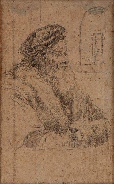 Ritratto di un uomo con barba  - Asta Stampe antiche e moderne, disegni e carte geografiche - Associazione Nazionale - Case d'Asta italiane