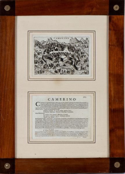 Camerino  - Asta Stampe antiche e moderne, disegni e carte geografiche - Associazione Nazionale - Case d'Asta italiane