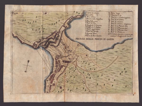 Pianta della Piazza di Gaeta  - Asta Stampe antiche e moderne, disegni e carte geografiche - Associazione Nazionale - Case d'Asta italiane