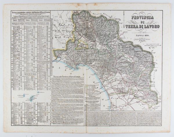 Benedetto Marzolla : Descrizione del Regno delle Due Sicilia per Provincie  - Asta Stampe antiche e moderne, disegni e carte geografiche - Associazione Nazionale - Case d'Asta italiane