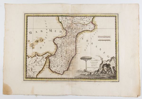 Giovanni Maria Cassini (1745-1824) : La Calabria Ulteriore  - Asta Stampe antiche e moderne, disegni e carte geografiche - Associazione Nazionale - Case d'Asta italiane