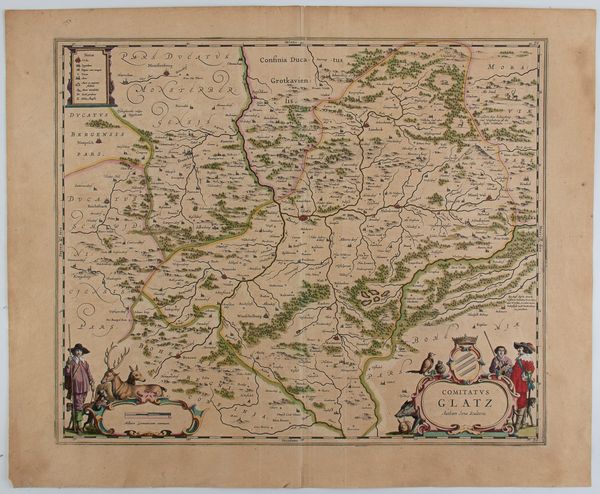 Comitatus Glatz. Authore Jona Sculteto  - Asta Stampe antiche e moderne, disegni e carte geografiche - Associazione Nazionale - Case d'Asta italiane