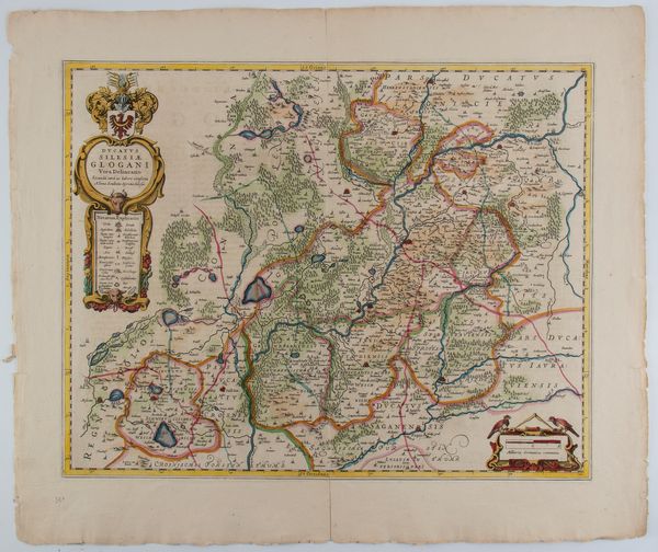 Willem Janszoon Blaeu : Ducatus Silesiae Glogani Vera Delineatio  - Asta Stampe antiche e moderne, disegni e carte geografiche - Associazione Nazionale - Case d'Asta italiane