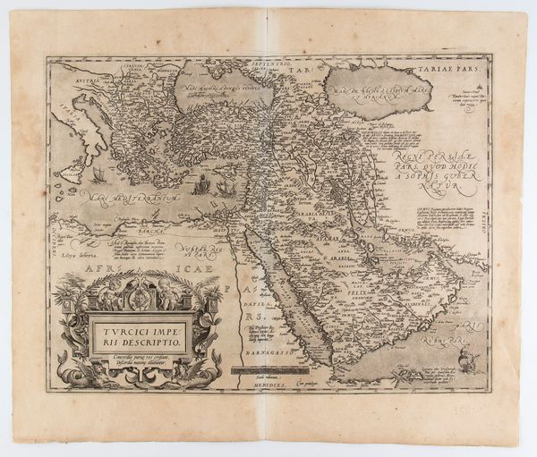 Abraham Ortelius : Turcici Imperii Descriptio  - Asta Stampe antiche e moderne, disegni e carte geografiche - Associazione Nazionale - Case d'Asta italiane