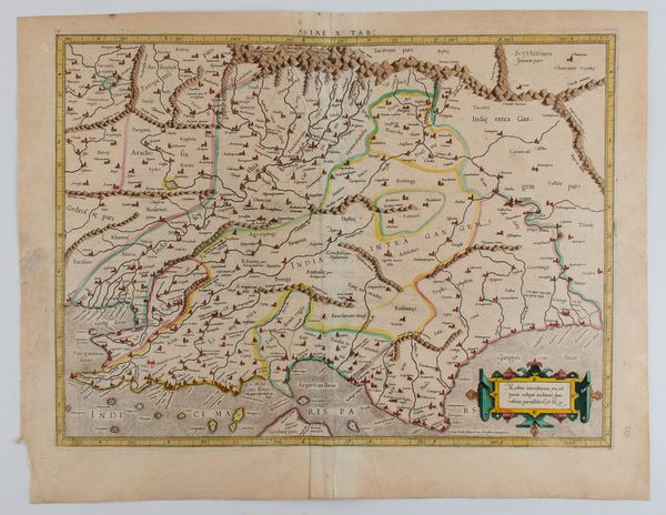 Gerardus Mercator : ASIAE X TAB  - Asta Stampe antiche e moderne, disegni e carte geografiche - Associazione Nazionale - Case d'Asta italiane