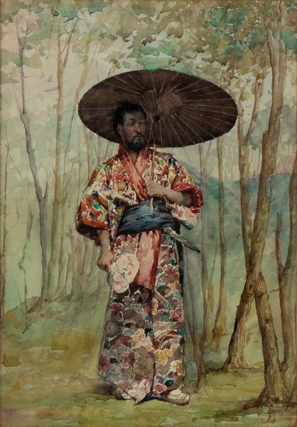 Uomo in kimono  - Asta Stampe antiche e moderne, disegni e carte geografiche - Associazione Nazionale - Case d'Asta italiane