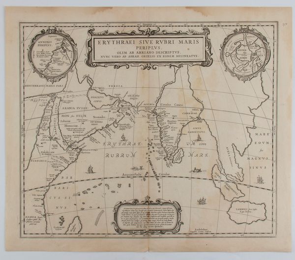 JOHANNES JANSSONIUS : Erythraei Sive Rubri Maris Periplus  - Asta Stampe antiche e moderne, disegni e carte geografiche - Associazione Nazionale - Case d'Asta italiane