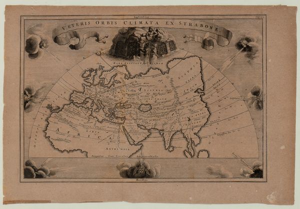 Christoph Cellarius : Veteris Orbis Climata ex Strabone  - Asta Stampe antiche e moderne, disegni e carte geografiche - Associazione Nazionale - Case d'Asta italiane