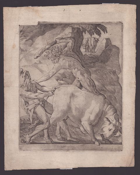 Jacopo Caraglio : Ercole e Caco  - Asta Stampe antiche e moderne, disegni e carte geografiche - Associazione Nazionale - Case d'Asta italiane