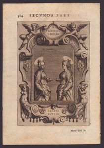 AGOSTINO CARRACCI - Le Sante Agata e Lucia (Provincia di Sicilia)