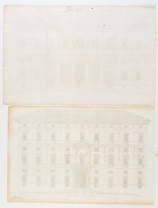 Pietro Ferrerio : Palazzo de Chigi alla Lungara - Palazzo Branconio dell'Aquila - Palazzo del Cardinal Dezza  - Asta Stampe antiche e moderne, disegni e carte geografiche - Associazione Nazionale - Case d'Asta italiane