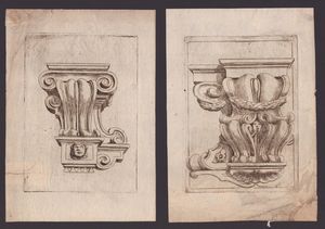 Domenico Santi detto il Mengazzino : VARII MODIONI DEL SIG. DOMENICO SANTI CAVALIERE MDCLXXXIII  - Asta Stampe antiche e moderne, disegni e carte geografiche - Associazione Nazionale - Case d'Asta italiane