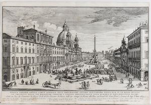 Gomar Wouters - Piazza Navona antico circo agonale dell'imperatore Severo Alessandro edificata su le riune di esso...