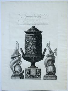 GIOVANNI BATTISTA PIRANESI - Due urne cinerarie