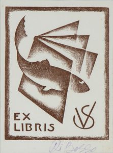 Renato Di Bosso - Ex Libris futurista di Vanni Scheiwiller