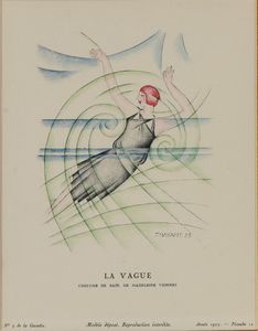 Ernesto Michahelles Thayaht - La Vague. Costume de bain, de Madeleine Vionnet