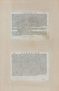 Camerino  - Asta Stampe antiche e moderne, disegni e carte geografiche - Associazione Nazionale - Case d'Asta italiane