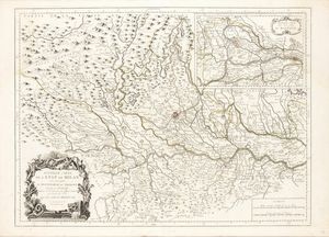 Paolo Santini - Nouvelle Carte de l'Etat de Milan avec une partie du Montferrat, du Piemont et de la Suisse