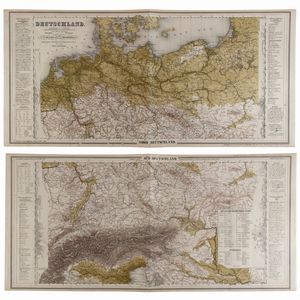 Emil von Sydow : Deutschland  - Asta Stampe antiche e moderne, disegni e carte geografiche - Associazione Nazionale - Case d'Asta italiane