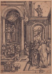 Albrecht Dürer - La Presentazione di Maria al Tempio