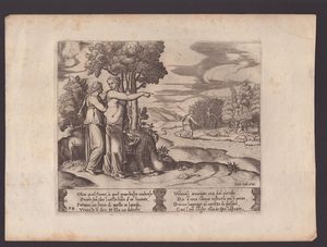 Agostino Veneziano (Agostino dei Musi), : Storia di Cupido e Psiche  - Asta Stampe antiche e moderne, disegni e carte geografiche - Associazione Nazionale - Case d'Asta italiane