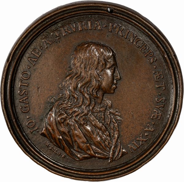 Massimiliano Soldani Benzi : Medaglia commemorativa di Gian Gastone de' Medici  - Asta Numismatica - Associazione Nazionale - Case d'Asta italiane