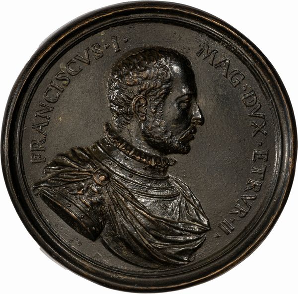 Antonio Francesco Selvi : Medaglia commemorativa di Francesco I de' Medici  - Asta Numismatica - Associazione Nazionale - Case d'Asta italiane