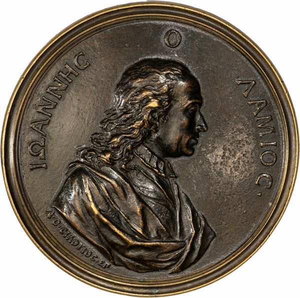 Antonio Francesco Selvi : Medaglia commemorativa di Giovanni Lami  - Asta Numismatica - Associazione Nazionale - Case d'Asta italiane