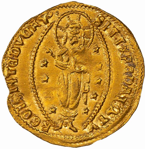 Ducato = Zecchino d'oro - Giovanni Gradenigo, 56° doge della Repubblica di Venezia 1355-1356  - Asta Numismatica - Associazione Nazionale - Case d'Asta italiane