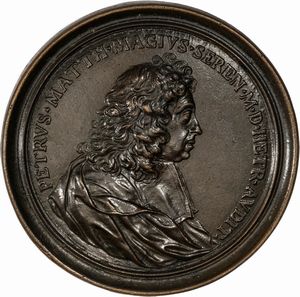 Massimiliano Soldani Benzi - Medaglia commemorativa di Pietro Matteo Maggi