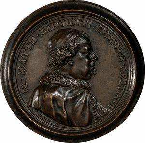 Massimiliano Soldani Benzi - Medaglia commemorativa di Giovan Matteo Marchetti