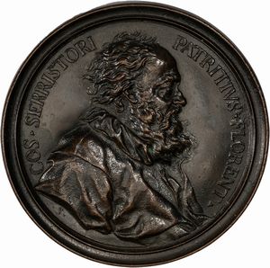 Massimiliano Soldani Benzi - Medaglia commemorativa di Cosimo Serristori