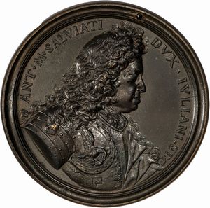 Massimiliano Soldani Benzi - Medaglia commemorativa di Antonio Maria Salviati