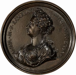 Antonio Francesco Selvi - Medaglia commemorativa di Anna Maria Francesca di Sassonia