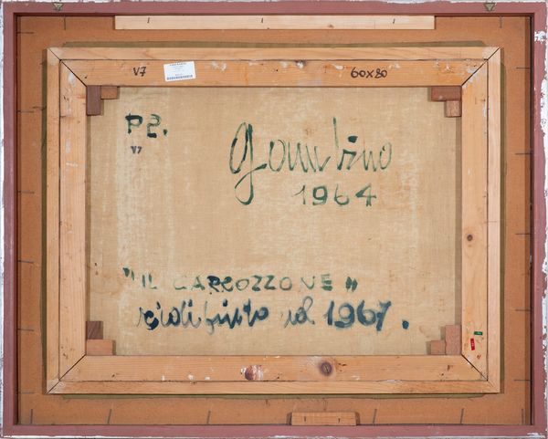 GIUSEPPE GAMBINO : Carrozzone  - Asta Asta di arte moderna e contemporanea - Associazione Nazionale - Case d'Asta italiane