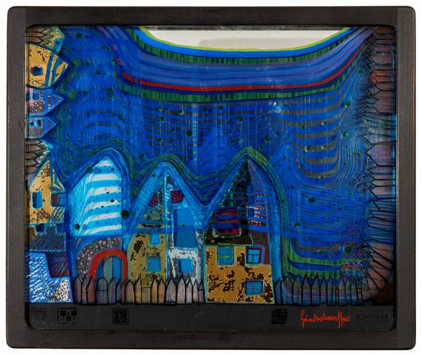 FRIEDENSREICH  HUNDERTWASSER : Fall in cloud - Fall in fog - Fall out  - Asta Asta di arte moderna e contemporanea - Associazione Nazionale - Case d'Asta italiane