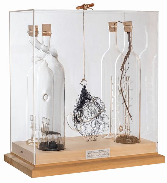 GEOFFREY  HENDRICKS : Elemental bottles (or how to catch a bird)  - Asta Asta di arte moderna e contemporanea - Associazione Nazionale - Case d'Asta italiane