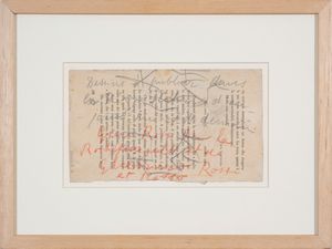 Gino Rossi : senza titolo (recto - verso)  - Asta Asta di arte moderna e contemporanea - Associazione Nazionale - Case d'Asta italiane