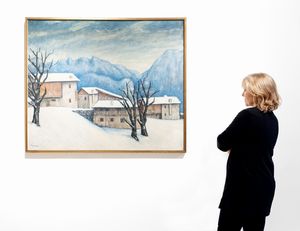 FIORENZO TOMEA : Prime nevi in Cadore  - Asta Asta di arte moderna e contemporanea - Associazione Nazionale - Case d'Asta italiane